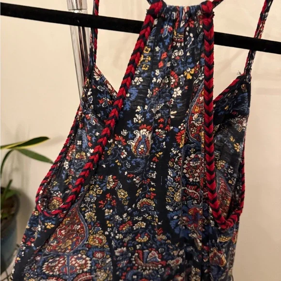 Lucky Brand Blue and Red Floral Dress - Picture 6 of 7